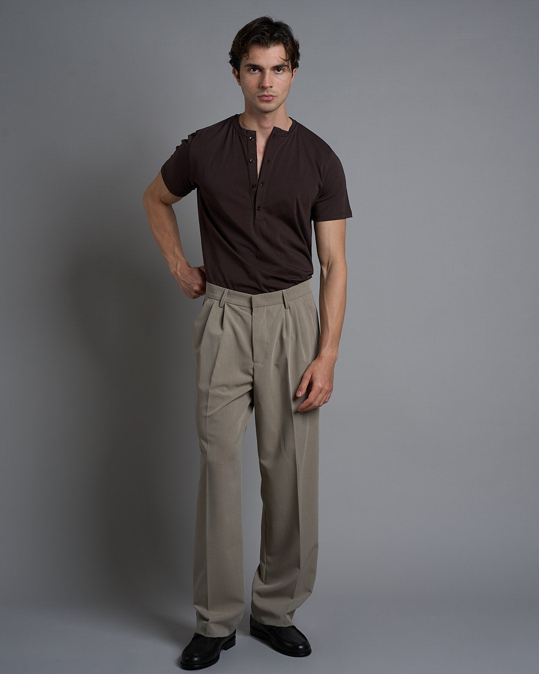 T-shirt Serafino Slim Fit