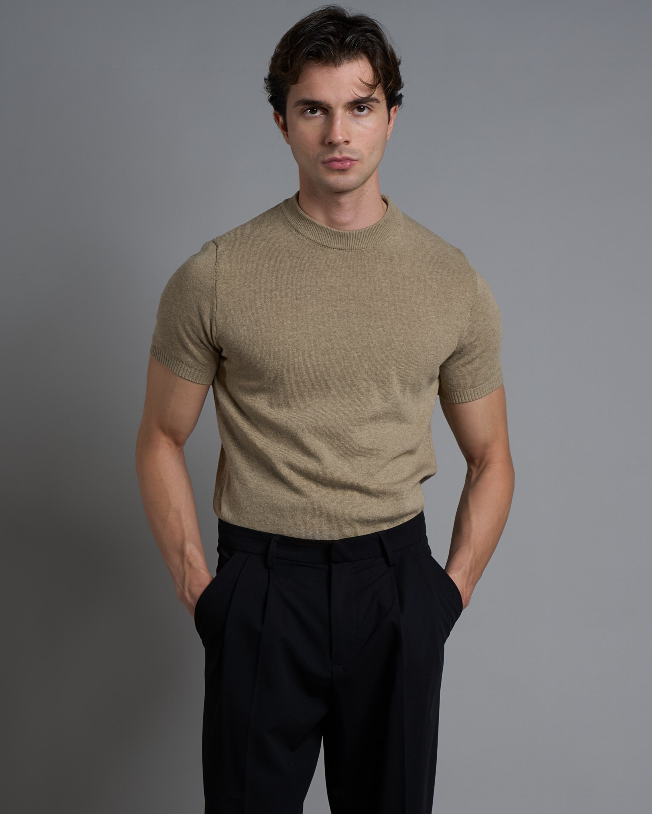 T-Shirt  mezza manica in filo