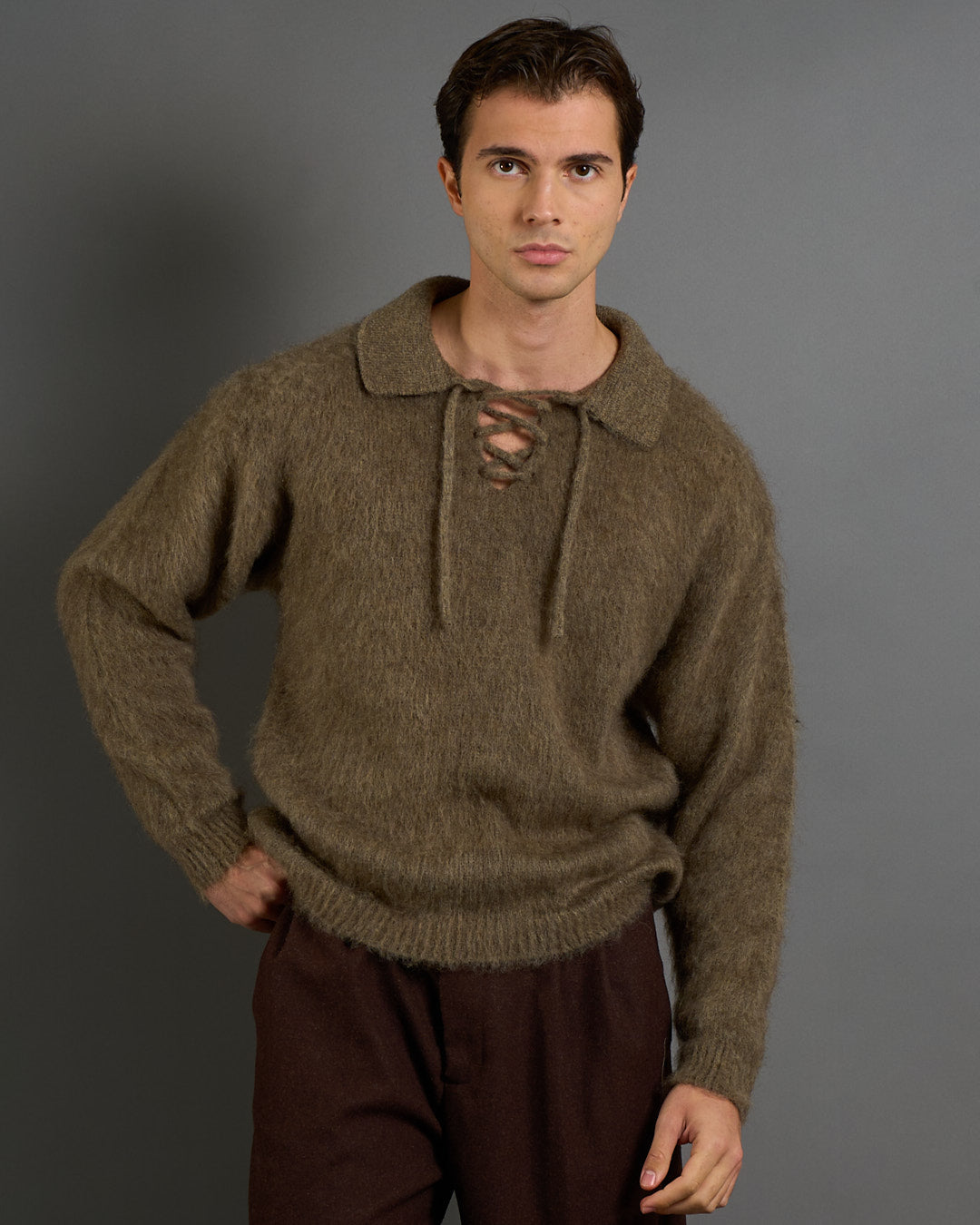 Polo in lana Mohair Limited Edition