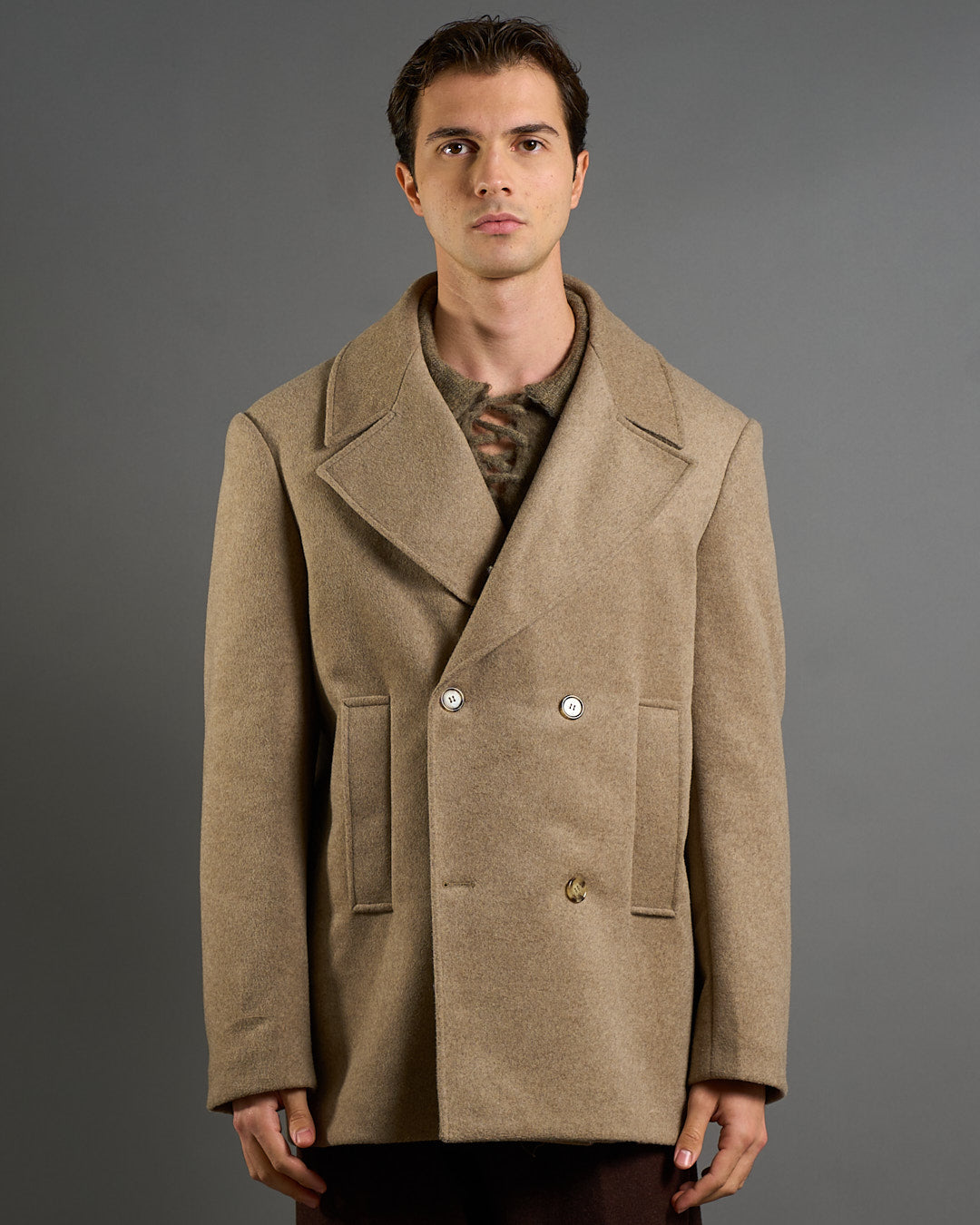 Cappotto Doppiopetto in lana