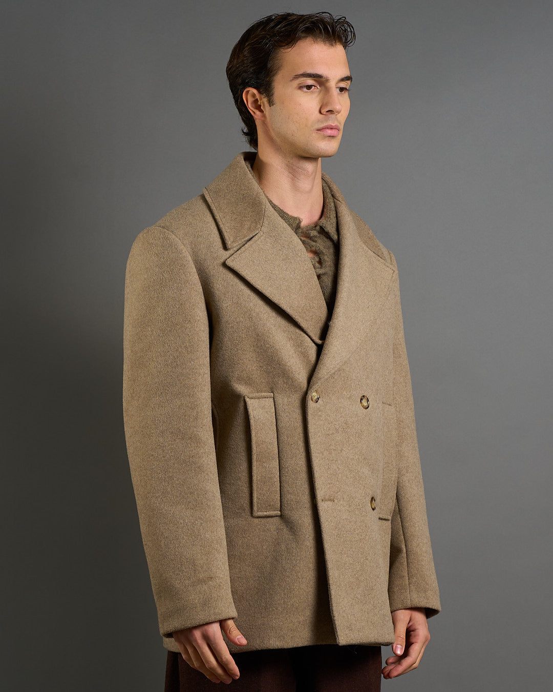 Cappotto Doppiopetto in lana