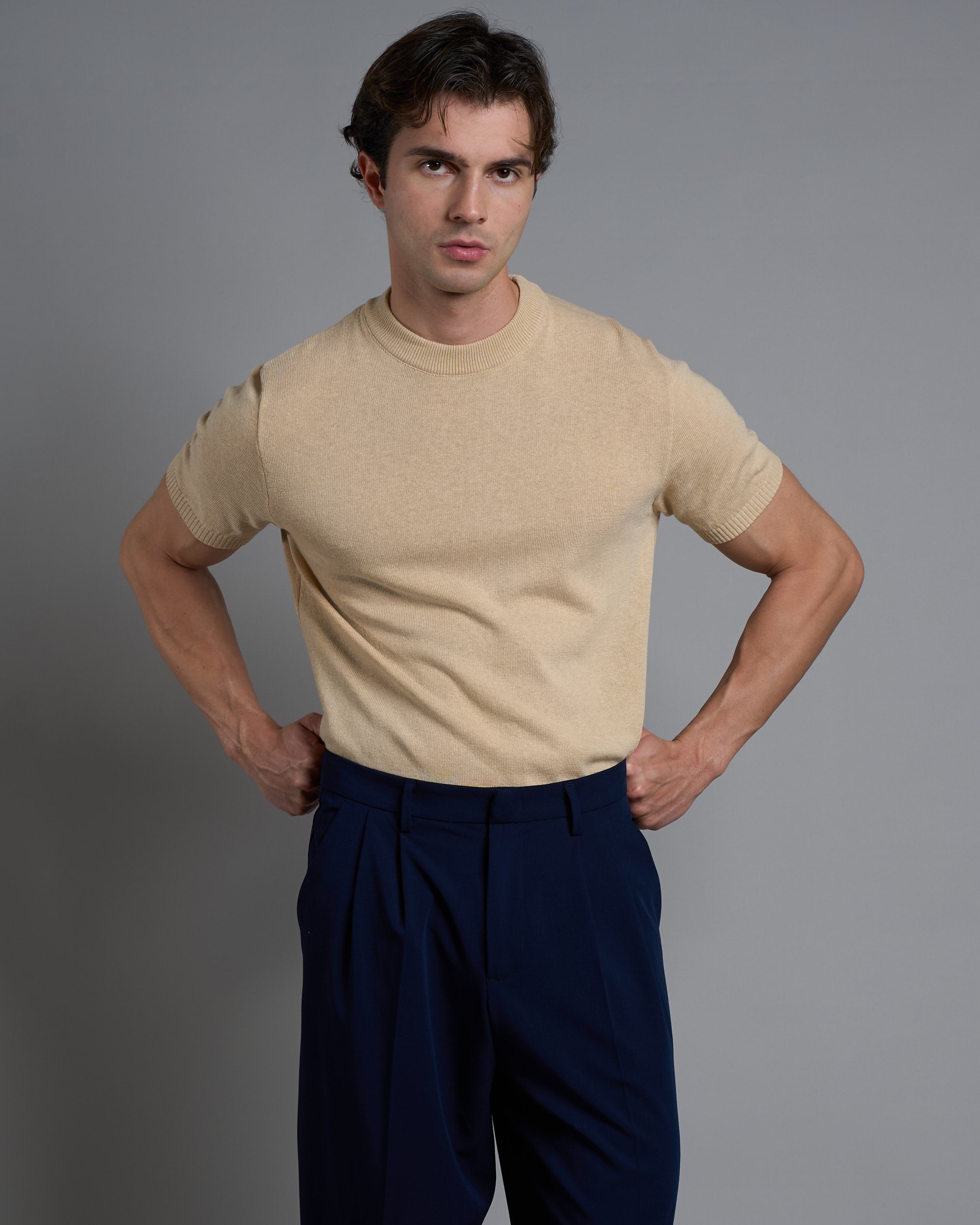 T-Shirt  mezza manica in filo