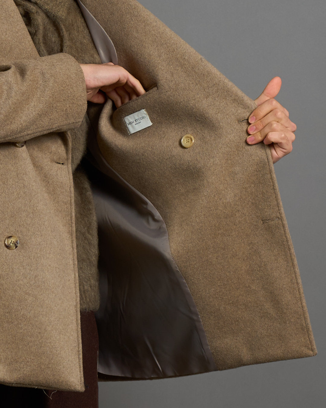 Cappotto Doppiopetto in lana