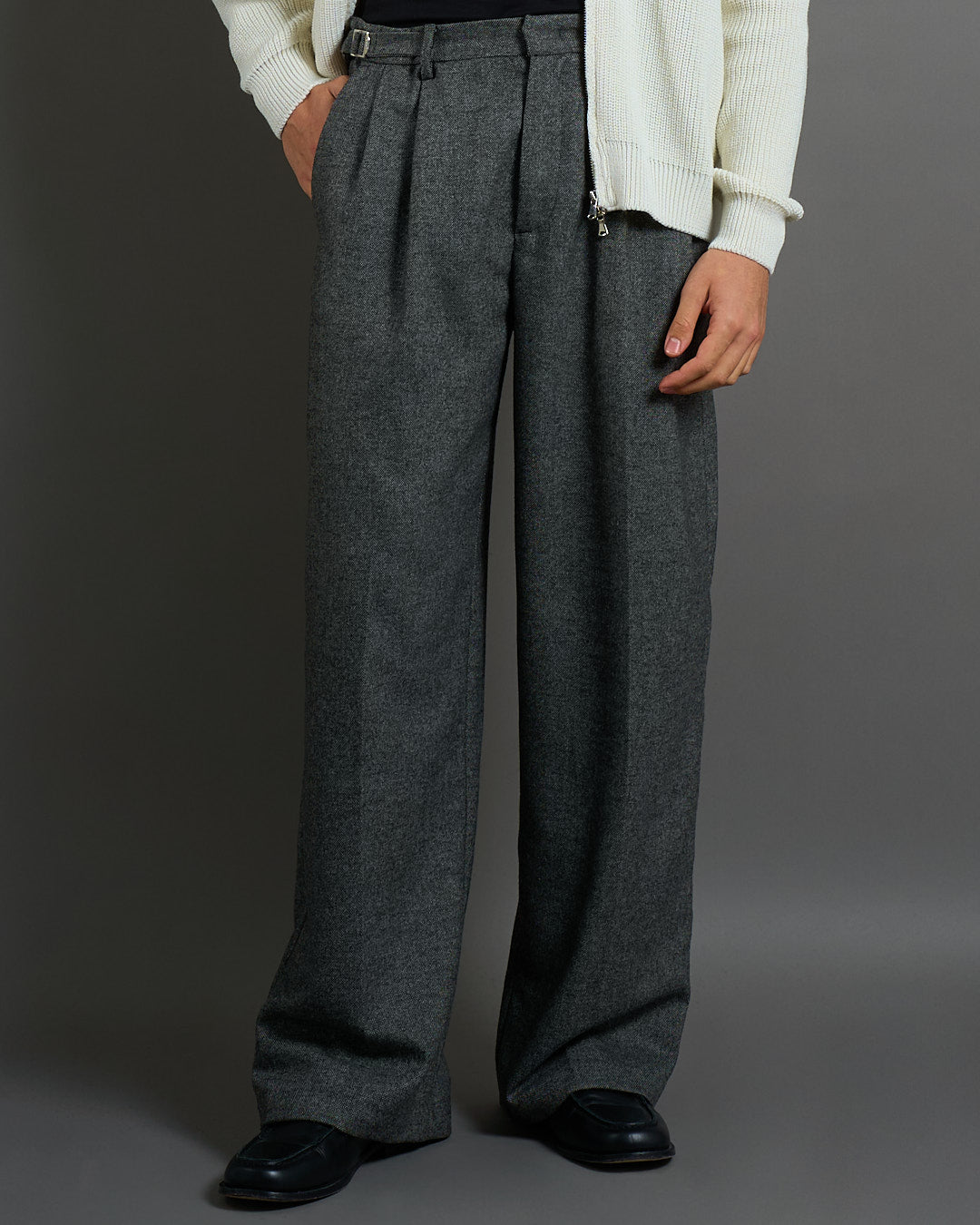 Pantalone Spigato con fibbie Limited Edition