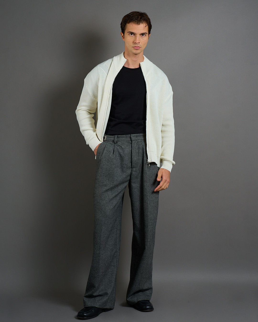 Pantalone Spigato con fibbie Limited Edition