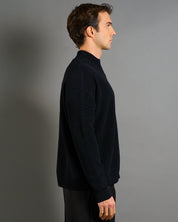 Cardigan in maglia con zip in lana merinos Limited Edition