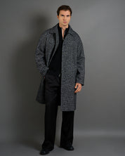 Cappotto Spigato Oversize