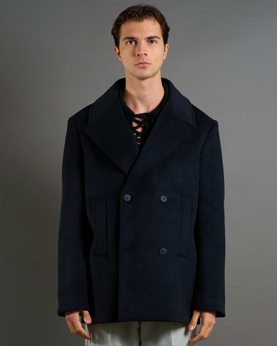 Cappotto Doppiopetto in lana