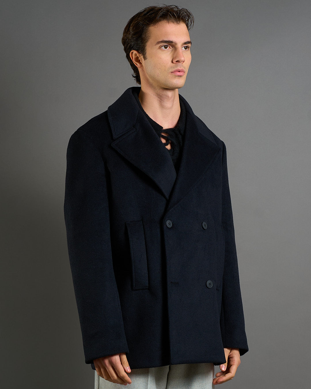 Cappotto Doppiopetto in lana