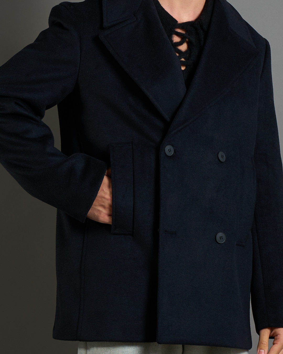 Cappotto Doppiopetto in lana