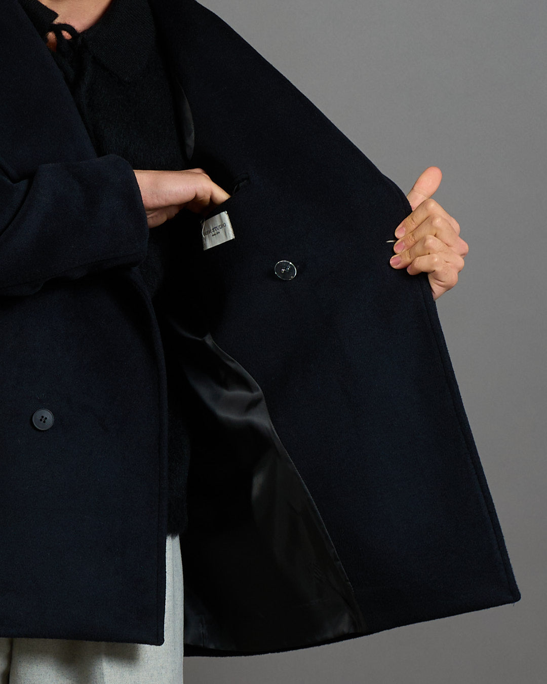 Cappotto Doppiopetto in lana