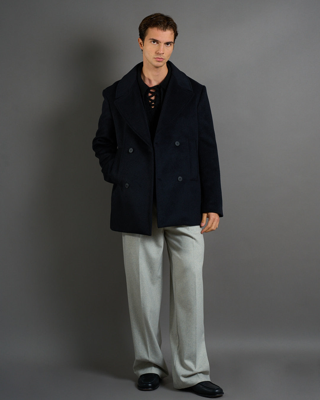 Cappotto Doppiopetto in lana