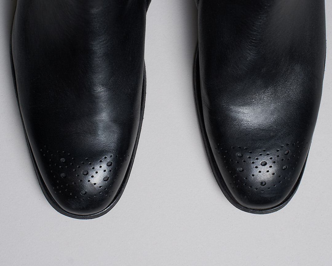 Stivale lavorato in pelle Luxury