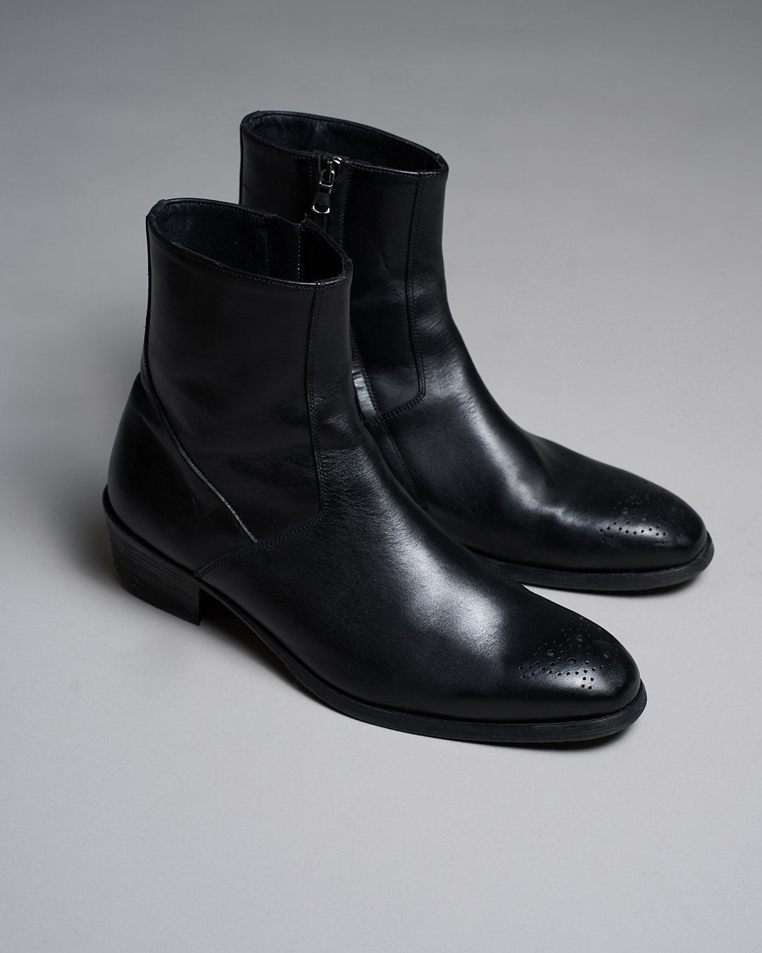 Stivale lavorato in pelle Luxury