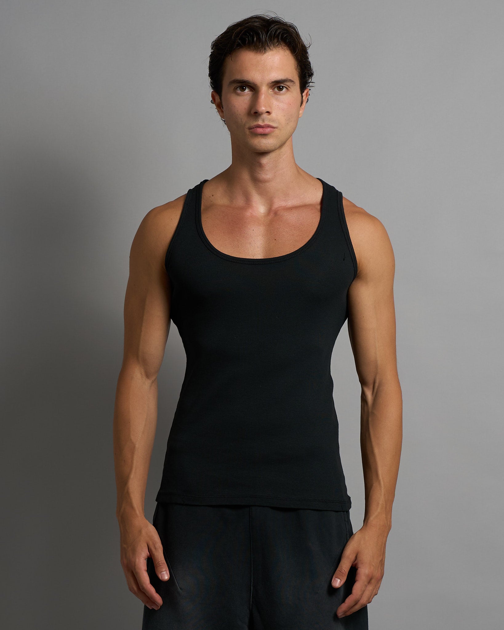 Canotta a coste lavata