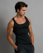 Canotta a coste lavata