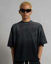 T-shirt effetto old con spruzzo