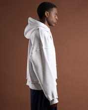 Felpa cropped con lacci