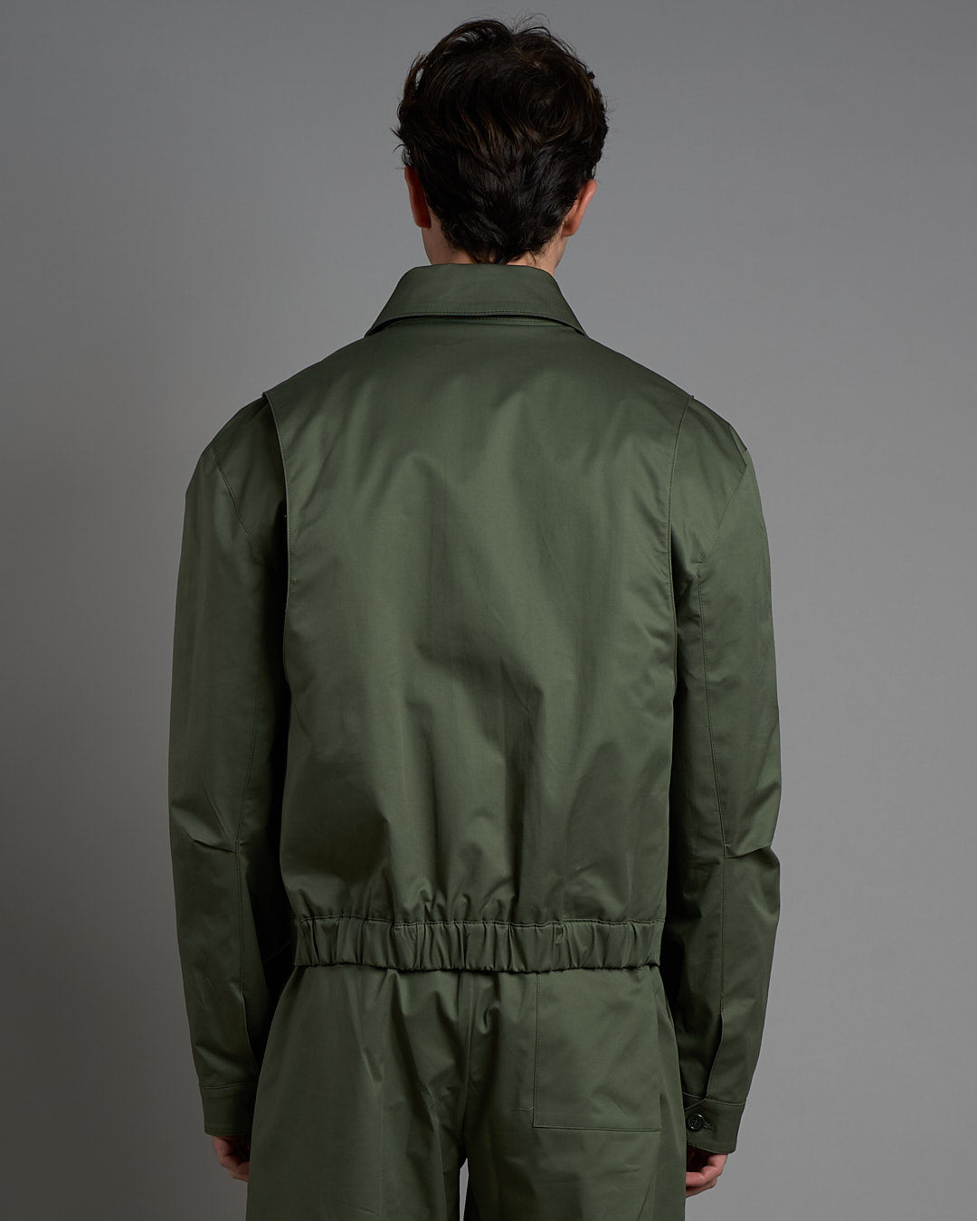 Giacca cropped fit in cotone