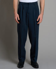 Pantalone Wide Fit Gessato