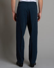 Pantalone Wide Fit Gessato