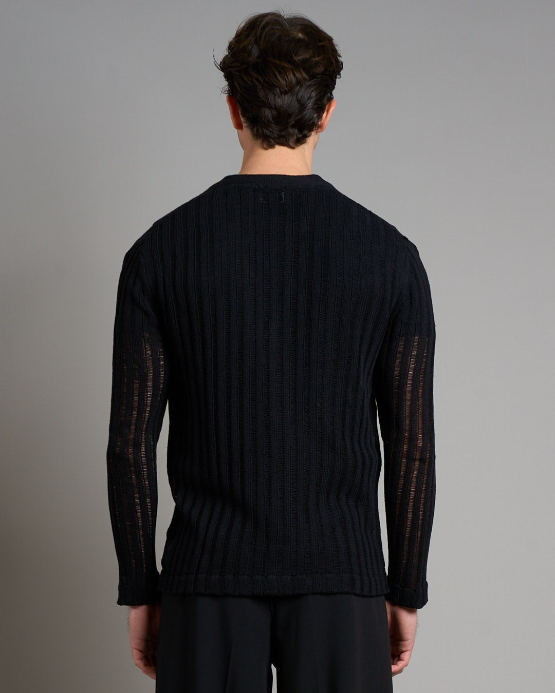 Cardigan in filo fluttuante