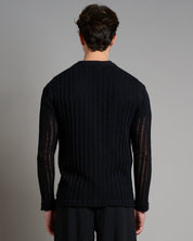 Cardigan in filo fluttuante