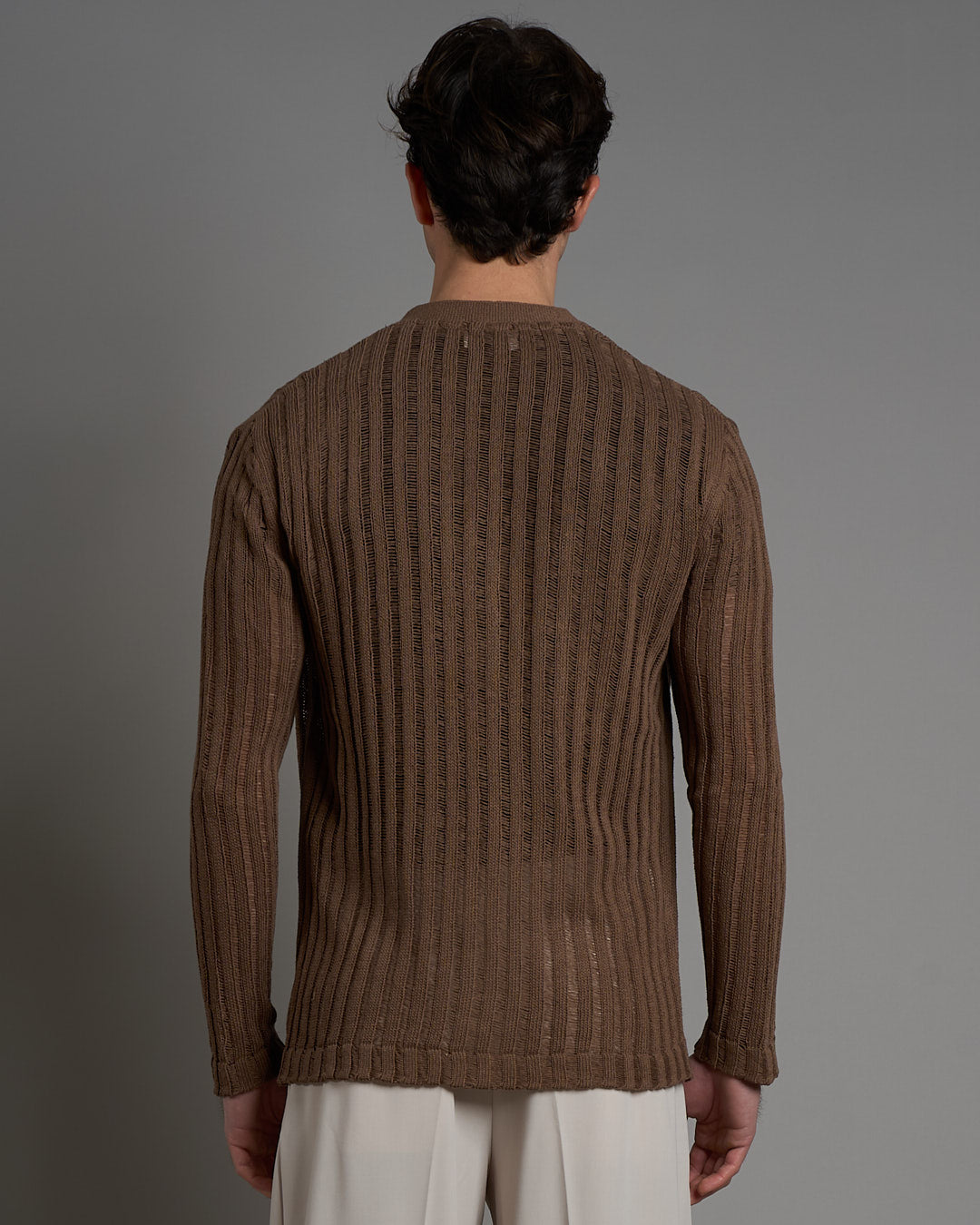 Cardigan in filo fluttuante
