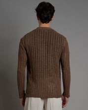 Cardigan in filo fluttuante