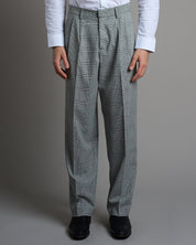 Pantalone Wide fit da completo Principe di Galles