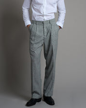 Pantalone Wide fit da completo Principe di Galles