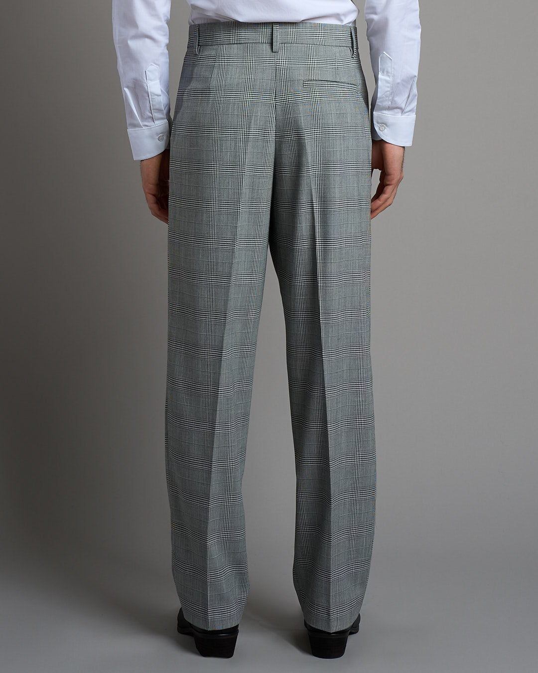 Pantalone Wide fit da completo Principe di Galles