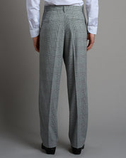 Pantalone Wide fit da completo Principe di Galles