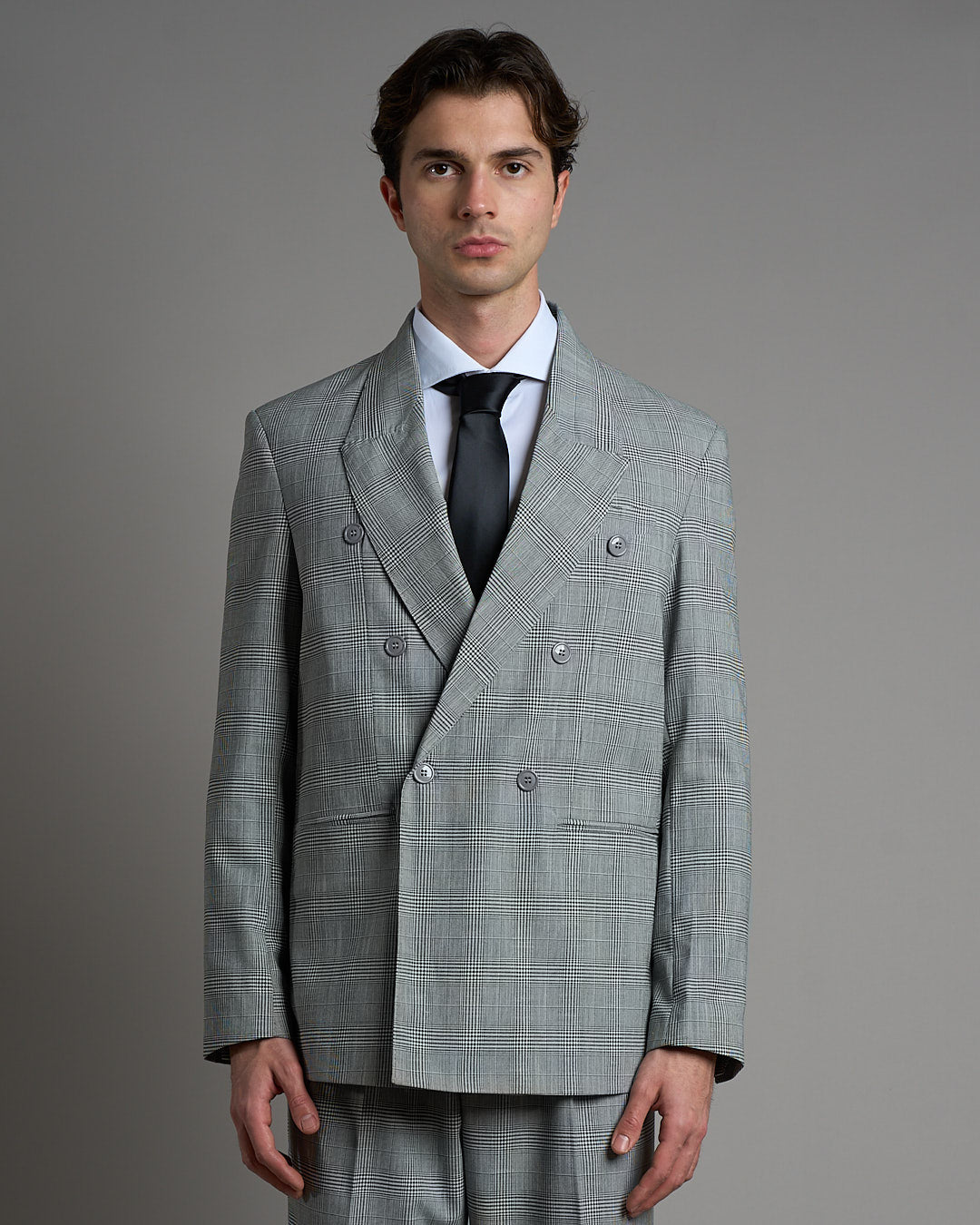 Giacca Relax Fit Principe di Galles