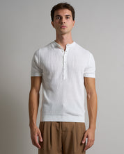 T-shirt Serafino a coste Limited Edition