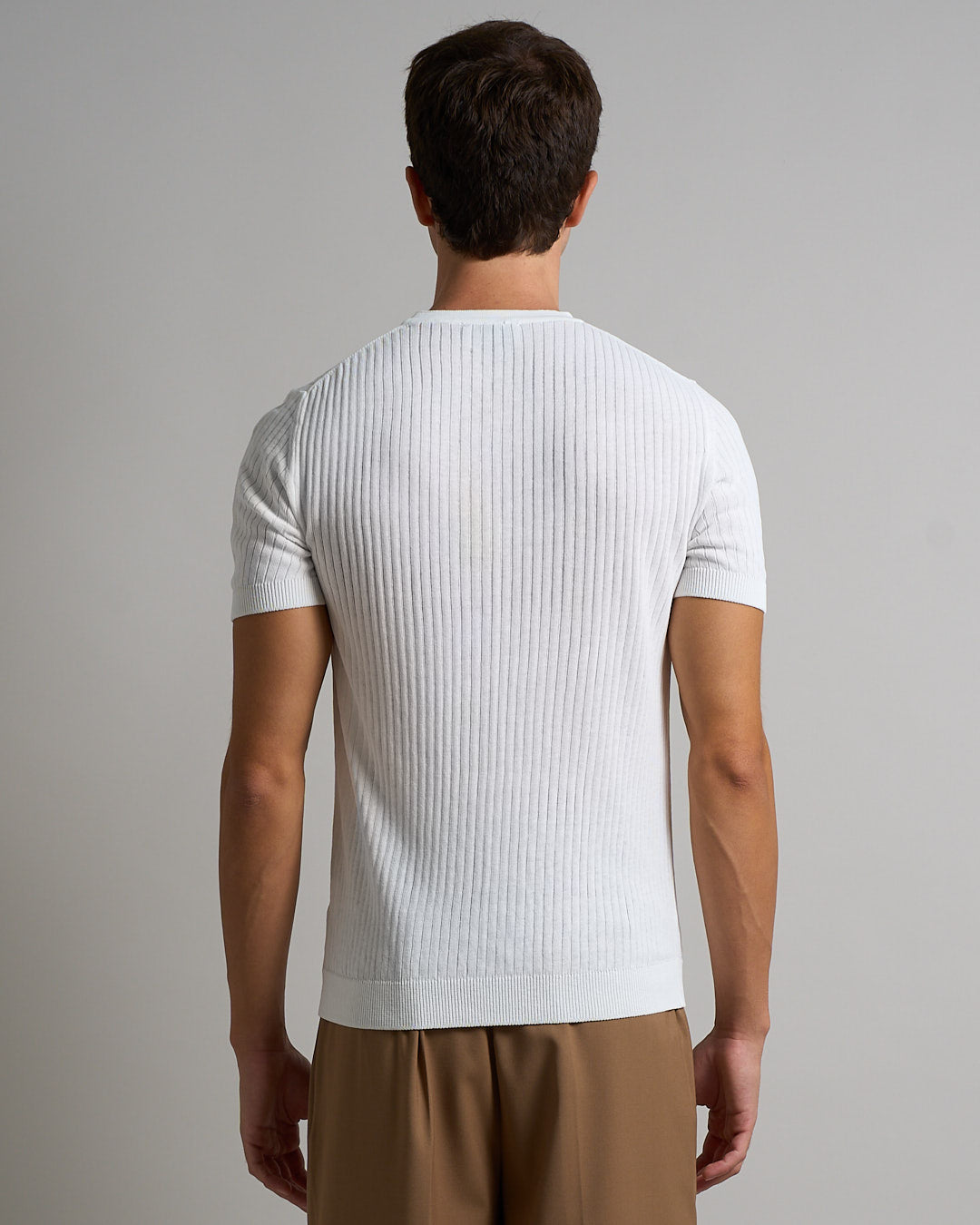 T-shirt Serafino a coste Limited Edition