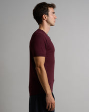 T-shirt Serafino a coste Limited Edition