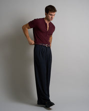 T-shirt Serafino a coste Limited Edition