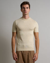 T-Shirt mezza manica in filo