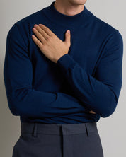 Maglioncino Mezzocollo in lana merinos