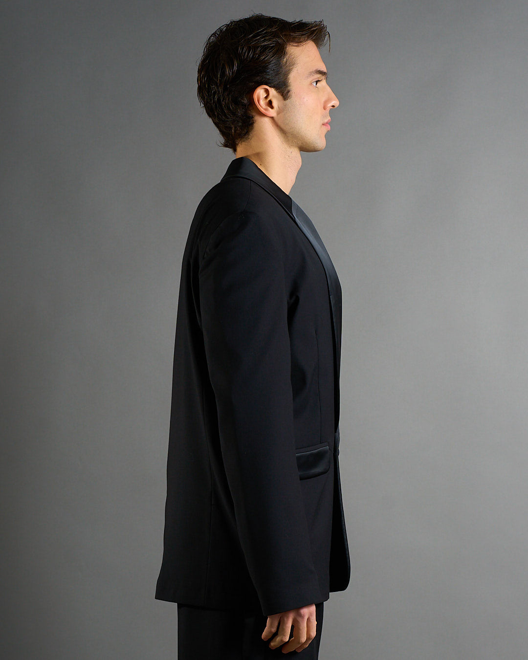 Giacca Smoking con raso