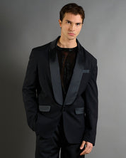 Giacca Smoking con raso