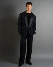 Giacca Smoking con raso