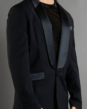 Giacca Smoking con raso