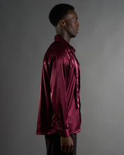 Camicia Effetto Seta con cravatta