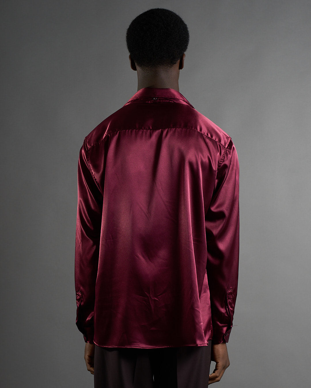 Camicia Effetto Seta con cravatta