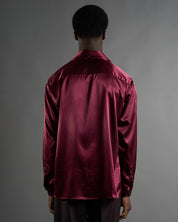 Camicia Effetto Seta con cravatta