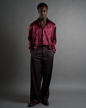 Camicia Effetto Seta con cravatta