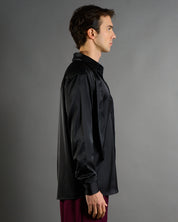 Camicia Effetto Seta con cravatta