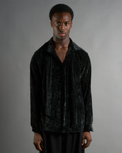 Camicia con cravatta floccata limited edition